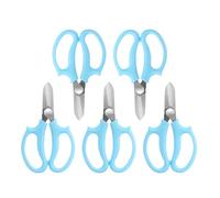 Riuulity Tijeras de Jardín Multiusos Tijeras de Acero Inoxidable de Primera Calidad Herramientas de Jardinería de Podar con Cómodo para Granja o Huerto Juego de 10 Piezas (5PCS)