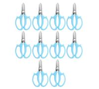 Riuulity Tijeras de Jardín Multiusos Tijeras de Acero Inoxidable de Primera Calidad Herramientas de Jardinería de Podar con Cómodo para Granja o Huerto Juego de 10 Piezas (10PCS)