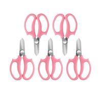 Riuulity Tijeras de Jardín Multiusos Tijeras de Acero Inoxidable de Primera Calidad Herramientas de Jardinería de Podar con Cómodo para Granja o Huerto Juego de 10 Piezas (5PCS)