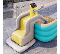 Riuulity Tobogán Acuático Inflable para Niños, Tobogán Compacto, Material de PVC Grueso, Fácil Inflado, Escalones Anchos, Ideal para Diversión en la Playa o la Piscina (Riuulityyvzuf3p9j1-10351537)