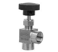 Riuulity Válvula de Aguja BSPP, Construcción de Acero Inoxidable 304 Premium para Agua a Alta Temperatura, Gas, Uso de Aceite, 1 Pieza (#3)