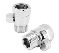 Riuulity Válvula de Cierre de Ducha G1/2 Válvula de Cierre de Cerámica a Prueba de Fugas Diseño de una Pieza para Suministros de Baño Domésticos