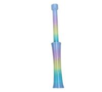 Riuulity Varita de Tarjeta de Crédito Impresa en 3D, Copo de Nieve Degradado Colorido, Soporte de Pago Divertido para Niños y Adultos, Portátil, 36x14,5 Cm