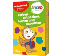 RIVA Bobo Siebenschläfer - Farben entdecken, lernen und zuordnen: Das Kartendeck für Kinder Von 2-4 Jahren | frohes Lernspiel/Denkspiel mit bunten Bildergeschichten