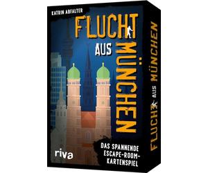 RIVA Flucht aus Munich: Das emocionante Escape-Room-Kartenspiel. Tolles Regalo für Fans Von Escape Room, Rätsel, Krimi, True Crime. Zum Geburtstag, Weihnachten, Spieleabend. AB 12 Jahren