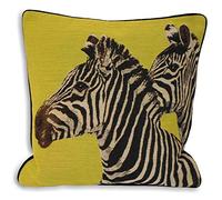 Riva Home - Funda de cojín Modelo Twin Zebra (45x45cm) (Lima)