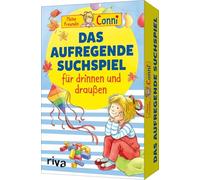 RIVA Meine Freundin Conni - Das aufregende Suchspiel für drinnen und draußen: Gift zu Geburtstag, Weihnachten, Ostern, Schulanfang. Spielespaß auf 48 Karten. Für Kinder AB 5 Jahren