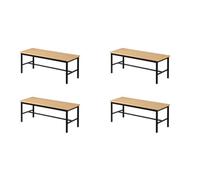 Riva office supplies Pack 2 Bancos de Vestuario 620 - Montado (1400x400x450mm)