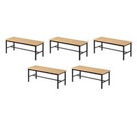 Riva office supplies Pack 4 Bancos Vestuario 620 - Montado (4, 1600x400x450mm)