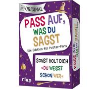riva Pass auf, Was du sagst - Die Edition für Potter-Fans: Sonst Holt Dich »Du weißt Schon wer« | Das Original. Tolles Regalo für Alle Potterheads. AB 12