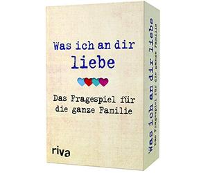 riva Verlag Was ich an Dir Liebe - Das Fragespiel für Die ganze Familie