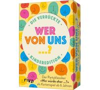 RIVA Wer Von UNS ...? - Die verrückte Kinderedition: Der Partyklassiker 'Wer würde eher ...?' como Kartenspiel AB 6 Jahren | Das Original. Tolles Regalo Zum Kindergeburtstag und Weihnachten