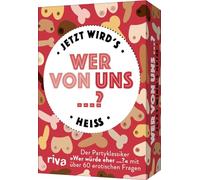 RIVA Wer Von UNS ...? - Jetzt wird's heiß: Der Partyklassiker 'Wer würde eher ...?' mit über 60 erótico Fragen | Das Original. Tolles Regalo Zum Geburtstag und Valentinstag. AB 18 Jahren