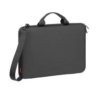 Funda protectora rígida Rivacase 5130 para portátil 15.3" resistente a golpes y agua, negra con asa y tirante extraíble