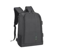 Rivacase 7490 (PS) Poliéster Negro Mochila - Mochila para portátiles y netbooks (Poliéster, Negro, Monótono, 300 mm, 155 mm, 430 mm)