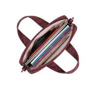 Maletin rivacase 7921 burgundy anvik para portatil 14pulgadas rojo