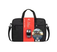 RIVACASE 8038 Bundle maletín 15,6" + ratón inal.
