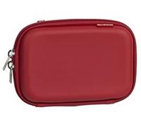 Rivacase Funda para Discos Duros de hasta 2,5 Pulgadas, Elegante Funda rígida Hecha de Material Resistente a la Intemperie y Espacio para Accesorios, Color Rojo