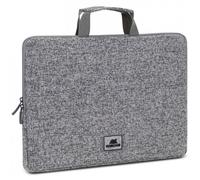 Rivacase Funda para portátil 7915 39,6 cm (15,6") con asas, impermeable ultraligera - Negro/Gris