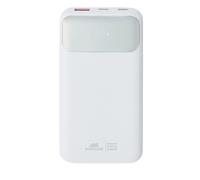 Rivacase Powerbank 10000mAh Power Delivery 22.5W Universal Carga Rápida, Blanco