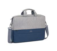 Rivacase Prater 7532 Maletín Gris/Azul para Portátil hasta 15.6"