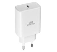 RIVACASE 30W USB C Cargador USB C Fuente de alimentación PD USB-C Adaptador de Carga, Blanco