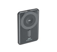 RIVACASE VA2607 - Batería externa Magsafe Qi de 15 W, batería externa con QC/PD 22,5 W, 5000 mAh, función de carga rápida, 2 cables integrados, compatible con iPhone, Apple Watch, Samsung, Xiaomi,