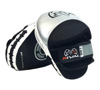RIVAL Boxing RPM7 Fitness Plus Punch Mitts - Superficie de golpe curvada con gancho y bucle para mueca, ajuste ergonmico y protector de dedos a