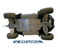 Rival complete skid plate kit-aluminium cf moto zforce 800/1000 para moto
