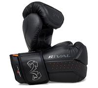 RIVAL Guantes de boxeo RB10 Intelli-Shock - Talla XL, color negro y negro