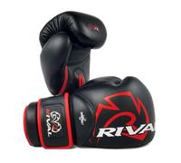 RIVAL RS4 Aero 2.0 - Guantes de boxeo para entrenamiento de combate, color negro