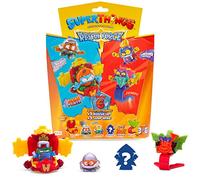 Rivals of Kaboom 8431618019603 Superthings Serie Rescue Force, Este Pack Incluye 4 Figuras coleccionables (1 capitán Plateado Sorpresa y un SuperThing con Efecto Cromado) + 1 Rescue Jet y 1 Jump Wing