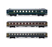 RIVAROSSI 1/87 FS 3 CARROS RESTAURANTE 1A 2A CLASE ALPEN EXPRESS EP.IVB COCHE