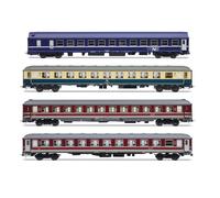RIVAROSSI 1/87 MODELISMO FERROVIARIO FS DBNS 4X CARROS ITALIA HOLANDA EP V