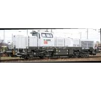 Rivarossi HR2920 DB/NordRail, Locomotora diésel Vossloh DE 18, decoración Gris, EP. Vi, Locomotora Diésel