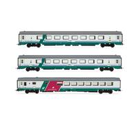 Rivarossi HR4359 FS Pack 3 Unidades IC 507 530 Sila Torino-Reggio C 2X Gran Material Rodante - Autocares