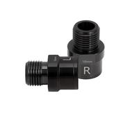 RIVDEE 1 par de extensores de pedal de bicicleta de aleación de titanio, 16 mm/20 mm, eje extendido para bicicleta de montaña, color negro