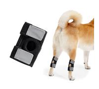 RIVDEE Rodillera para perros, vendaje articulado, vendaje de muñeca para mascotas, equipo de protección para mascotas, rodilleras para perros, para la pierna trasera de su perro (L)
