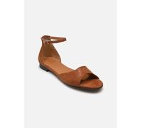 Rivecour Sandales n°165 - Cuir imprimé façon lézard 38 Marrón