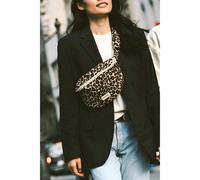 RIVEDROITE Riñonera Con Cremallera CUSTINE - THE WAIST BAG. Talla talla única. Color Leopardo Beige