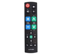 Riven Mando a distancia universal para TV, mando a distancia de TV con botón grande, fácil configuración para personas mayores o discapacitadas visuales