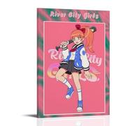 River City Girls - Pósteres impermeables para pared, impresión en casa, a prueba de humedad, fácil de instalar y resistente a la decoloración, estilo marco, 60 x 90 cm