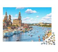River City Puzzles 1000Piezas Reciclable Material Boat Harbor Mayores Puzzles Imposible Difícil Difícil Desafiante Educativo Juego for Hombres 52x38cm/1000pcs