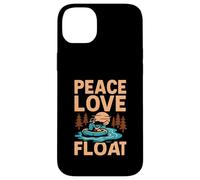 River Float Peace Love Vintage Mujer Verano Carcasa para iPhone 14 Plus