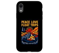 River Float Trip Peace Love Vintage Mujer Carcasa para iPhone XR