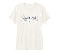 River Life Lake Life Boating Fishing Camping Cute Kayaking Camiseta Premium