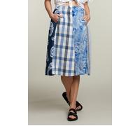 River Woods Blue Patchwork Skirt Talla: 36 | Faldas Midi Outlet | Mujer | Azul