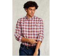 River Woods Custom Fit Checked Shirt Linen-cotton Multi Red Talla: 3XL | Camisas Casuales Outlet | Hombre | Rojo