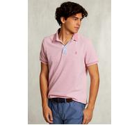 River Woods Custom Fit Cotton Polo Dark Sugar Mix Pink Talla: S | Polos Outlet | Hombre | Rosa