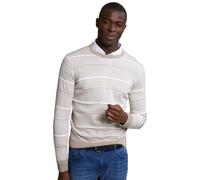 River Woods Custom Fit Cotton Striped Crew Neck Pullover Old Wood Mix Talla: S | Jerséis Outlet | Hombre